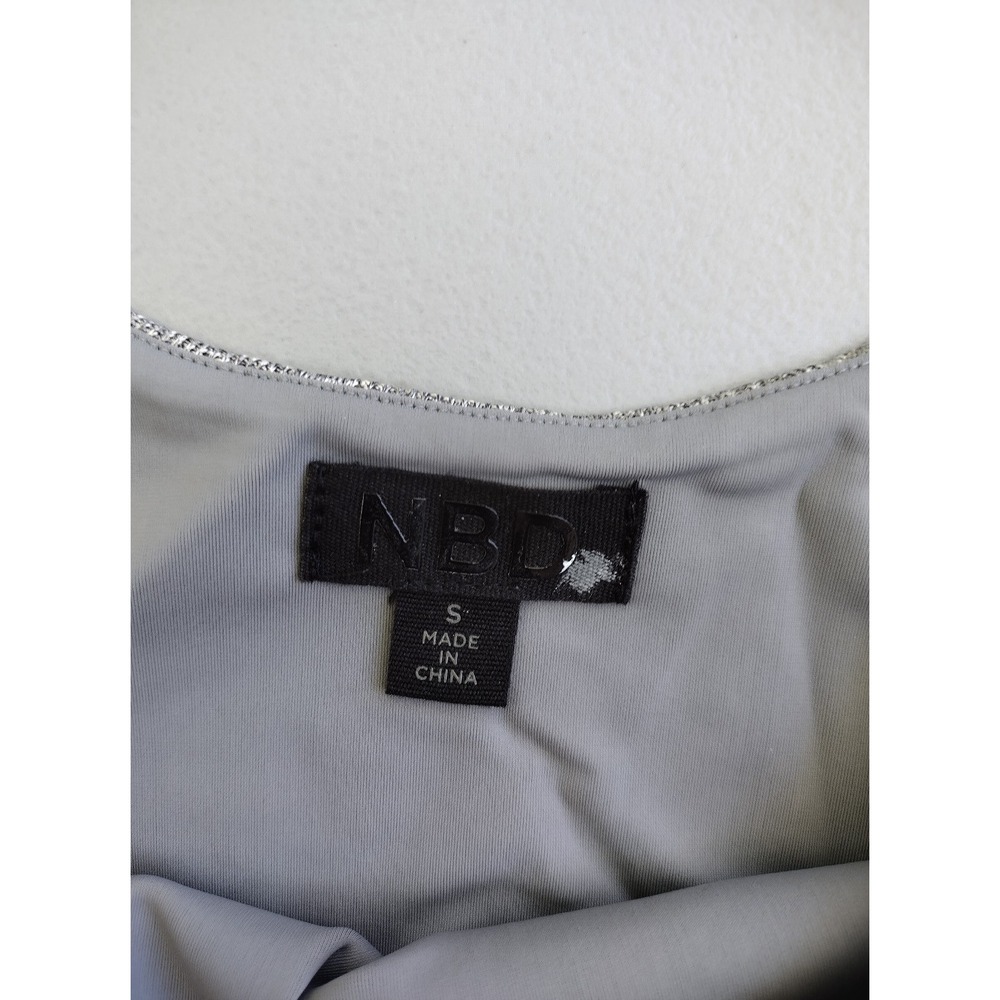 NBD women's grey crop top size‎ small - Picture 3 of 4